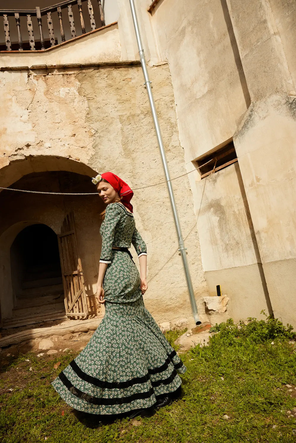 Falda Fortunata azul