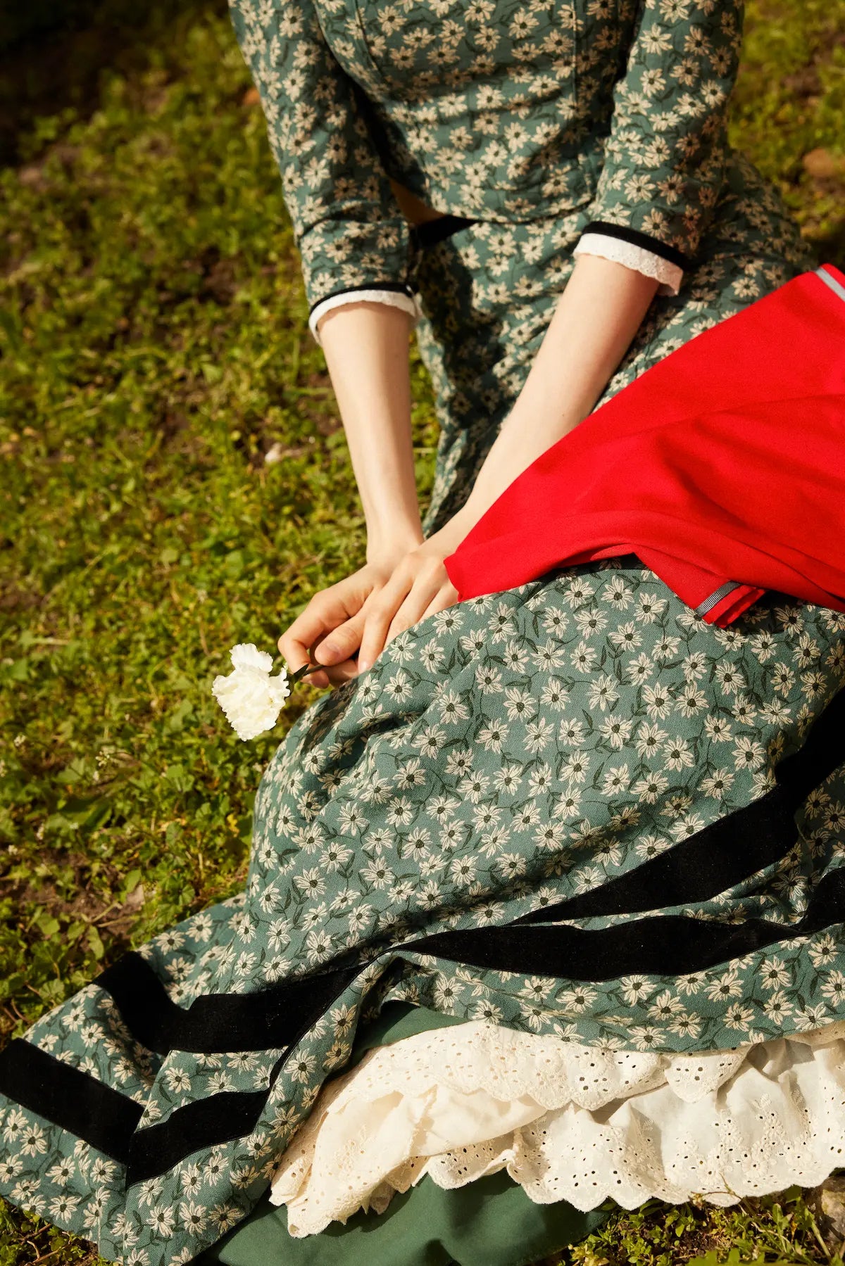 Falda Fortunata azul