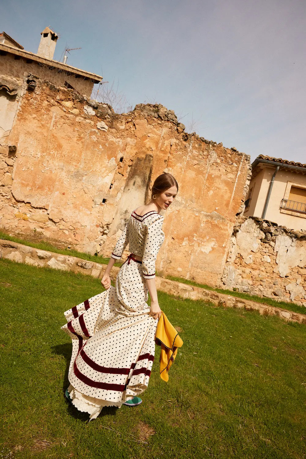 Falda Fotunata lunar negro