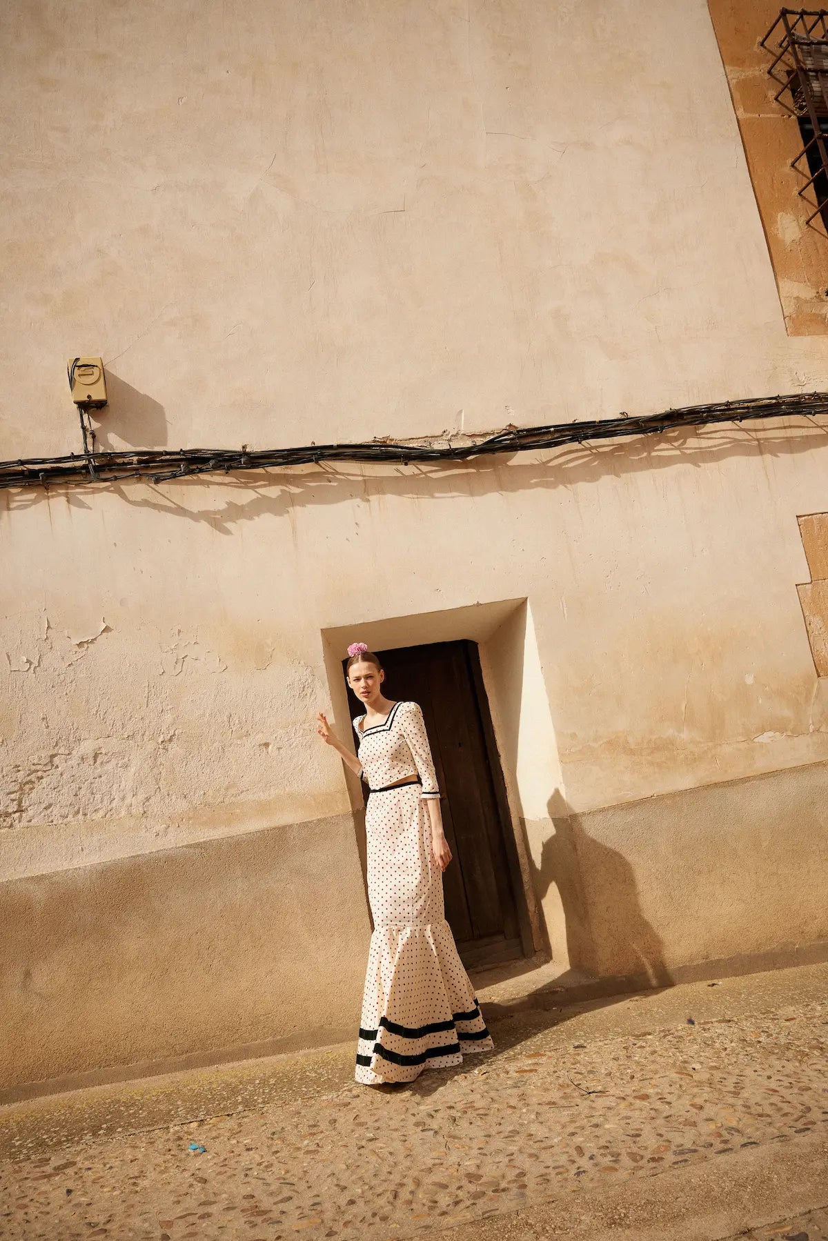 Falda Fotunata lunar rojo